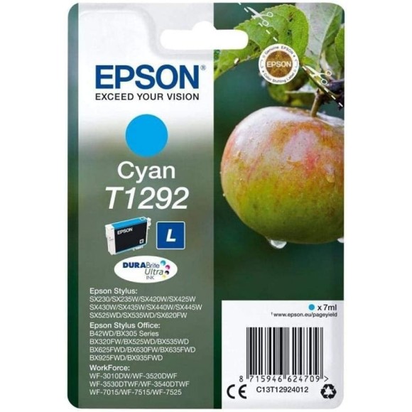 Epson T1292 Cyan Cartouche originale