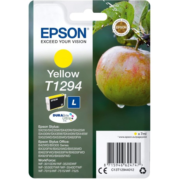 Epson T1294 Jaune Cartouche originale