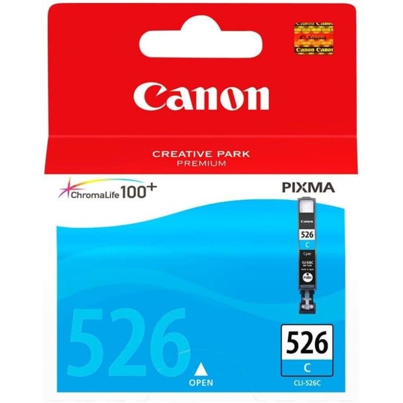 Canon CLI-526C Cyan Cartouche authentique au meilleur prix pas cher - Livraison offerte