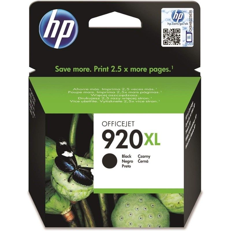 HP 920XL Noir Cartouche authentique au meilleur prix - Livraison offerte