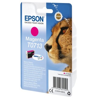 Epson T0713 Magenta Guépard Cartouche authentique pas cher - Livraison offerte