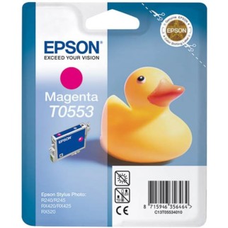 Epson T0553 Magenta Canard Cartouche authentique au meilleur prix - Livraison offerte