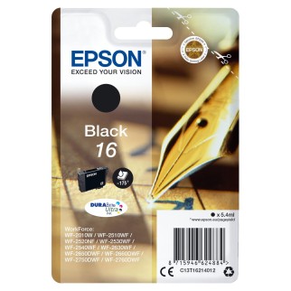 Epson 16 Noir Stylo plume Cartouche authentique au meilleur prix - Livraison offerte