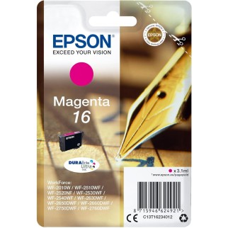 Epson 16 Magenta Stylo plume Cartouche authentique au meilleur prix - Livraison offerte