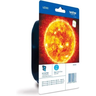 Brother LC980C Cyan Cartouche authentique au pas chère - Livraison offerte