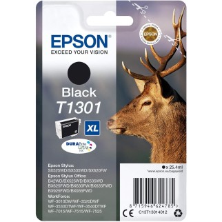 Epson T1301 Noir Cerf Cartouche authentique au meilleur prix - Livraison offerte