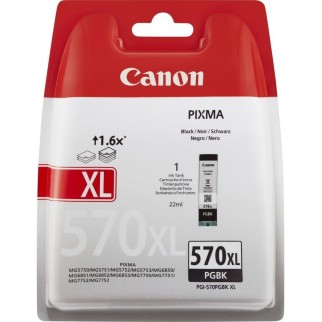 Canon PGBK-570XL Noir Cartouche authentique au meilleur prix - Livraison offerte