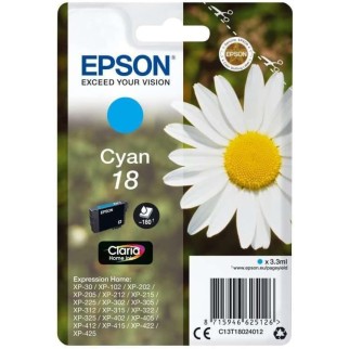 Epson 18 Cyan Pâquerette Cartouche authentique au meilleur prix - Livraison offerte