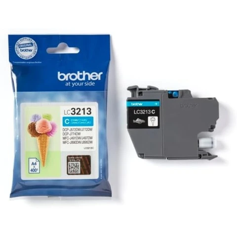 Brother LC3213C Cyan d'origine pas cher - Livraison offerte Brother 1 - Cartouches-express.fr 