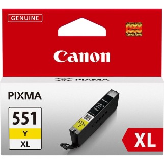 Canon CLI-551Y XL Jaune Cartouche authentique au meilleur prix - Livraison offerte