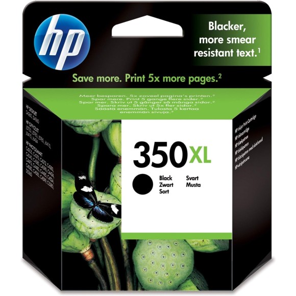 HP 350XL Noir Cartouche originale - CB336EE