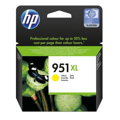 HP 951XL Jaune Cartouche authentique au meilleur prix - Livraison offerte HP 1 - Cartouches-express.fr 