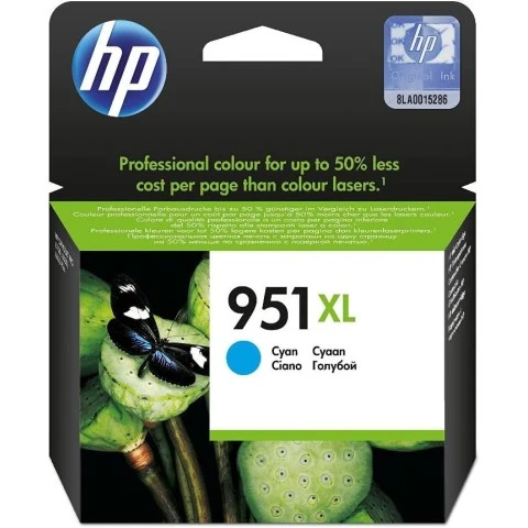 HP 951XL Cyan Cartouche authentique au meilleur prix - Livraison offerte HP 1 - Cartouches-express.fr 