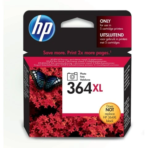 HP 364XL Photo noir Cartouche authentique au meilleur prix - Livraison offerte