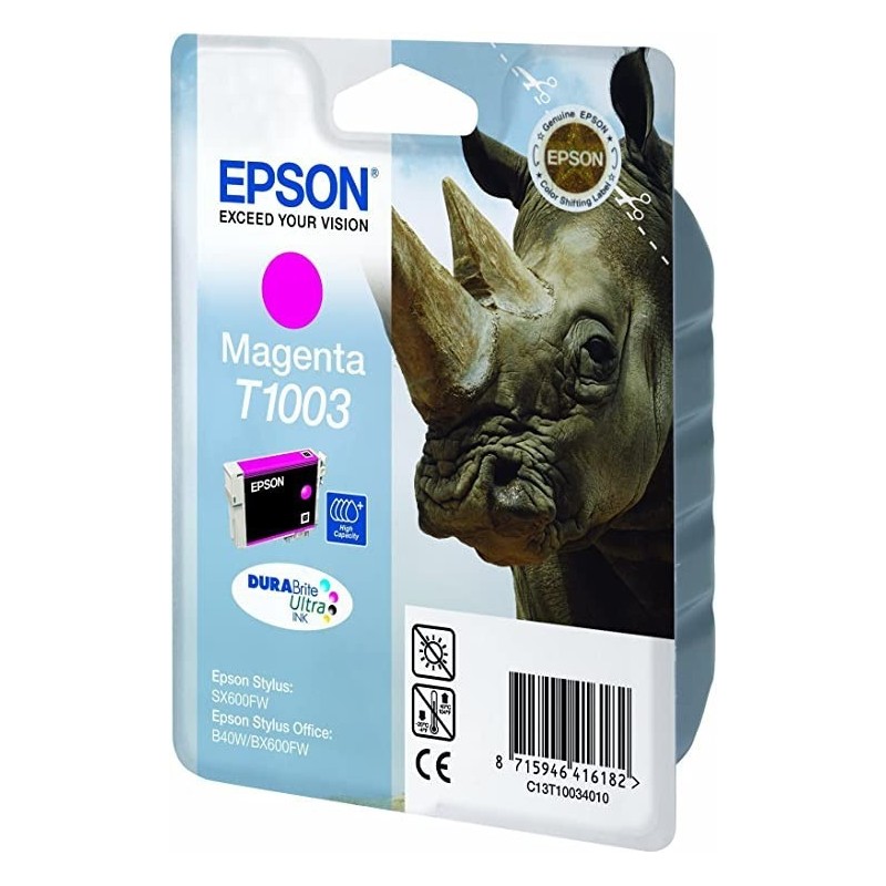 Epson T1003 Magenta Rhinocéros Cartouche authentique au meilleur prix