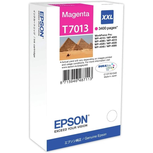 Epson T7013 Magenta Pyramide Cartouche originale