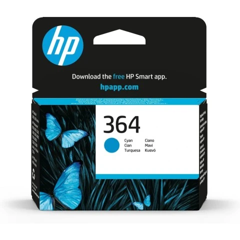 HP 364 Cyan Cartouche authentique au meilleur prix - Livraison offerte