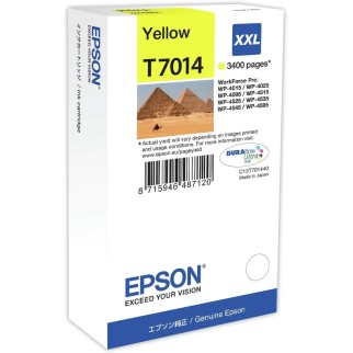 Epson T7014 XXL Jaune Pyramide d'origine pas cher - Livraison offerte