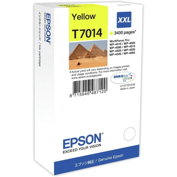 Epson T7014 Jaune Pyramide Cartouche originale