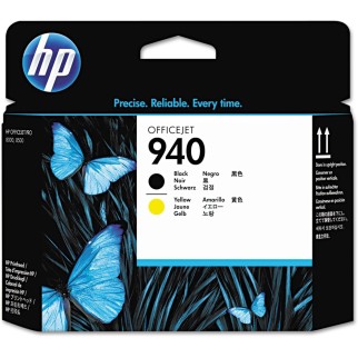 HP 940 Noir jaune Tête d'impression authentique C4900AE - Livraison offerte
