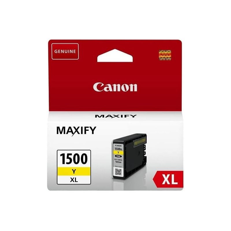 Canon PGI-1500XL-Y Jaune Cartouche authentique au meilleur prix
