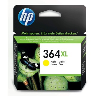 HP 364XL Jaune Cartouche authentique au meilleur prix - Livraison offerte
