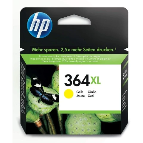 HP 364XL Jaune Cartouche authentique au meilleur prix - Livraison offerte