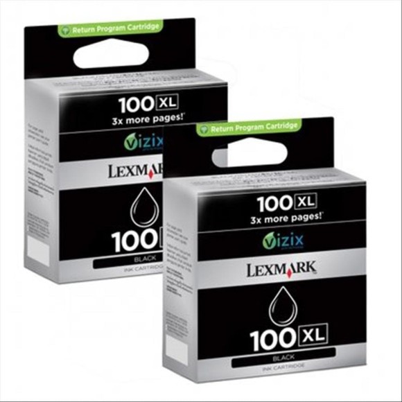 Lexmark 100XL Noir Pack de Cartouches originales