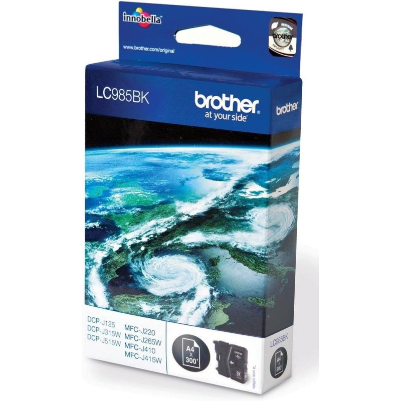 Brother LC985BK Noir Cartouche authentique au meilleur prix - Livraison offerte