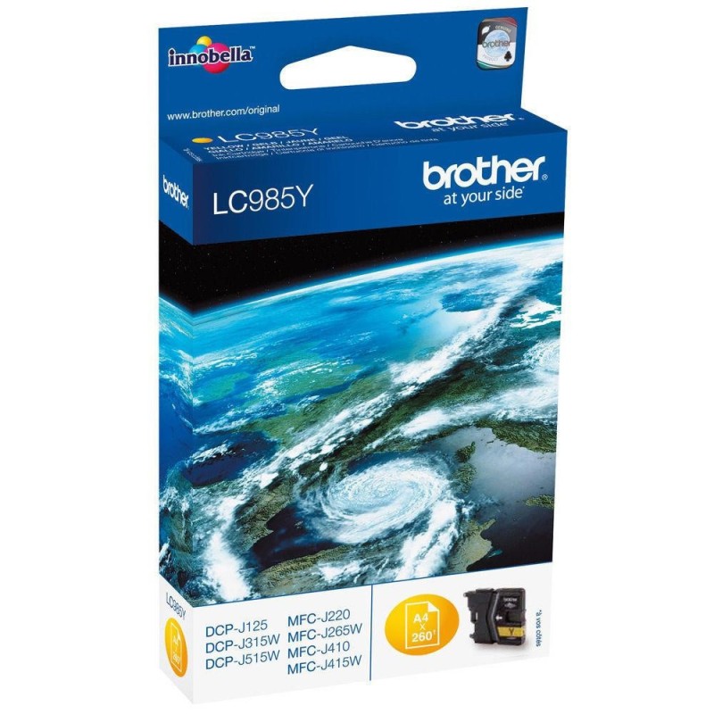 Brother LC985Y Jaune Cartouche authentique au meilleur prix