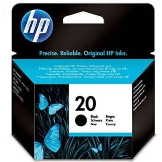 HP 20 Noir Cartouche authentique au meilleur prix - Livraison offerte