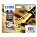 Epson 16 Noir couleur Stylo Plume Pack de Cartouches originales