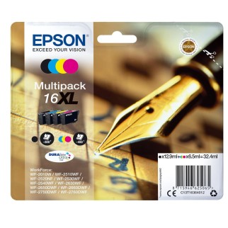 Epson 16XL Noir couleur Stylo plume Pack au meilleur prix pas cher - Livraison offerte