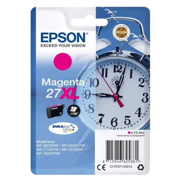 Epson 27XL Magenta Réveil Cartouche originale