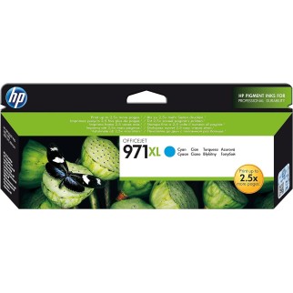 HP 971XL Cyan Cartouche authentique pas chère - Livraison offerte