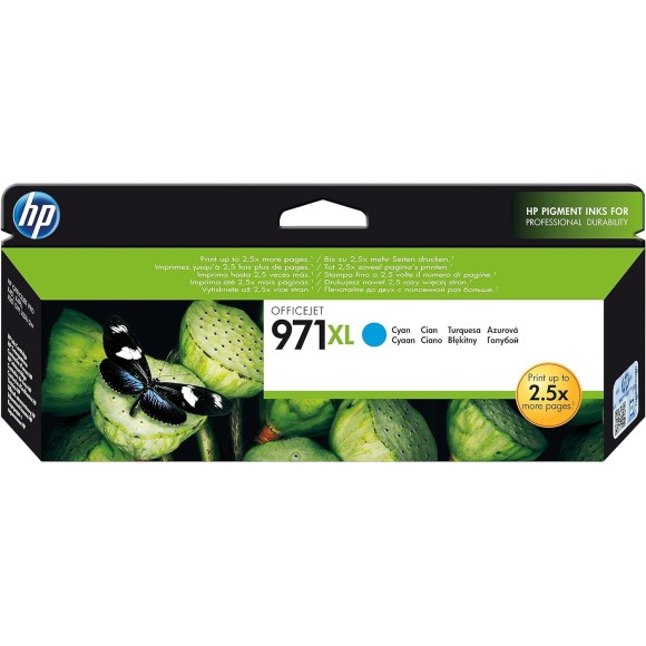 HP 971XL Cyan Cartouche originale - CN626AE
