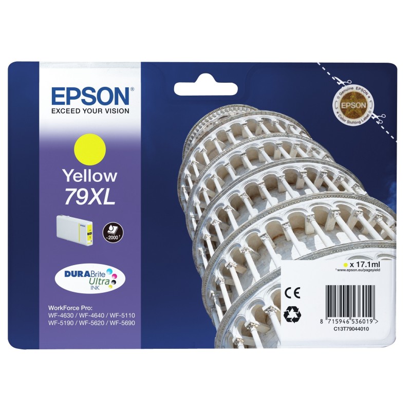 Epson 79XL Jaune Tour de Pise Cartouche d'origine pas chère